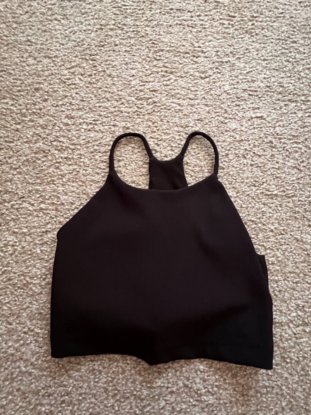 black crop tank top